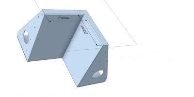 L-stöd - corten - mur- slänt - 3mm
