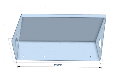 L-stöd - corten - mur- slänt - 3mm